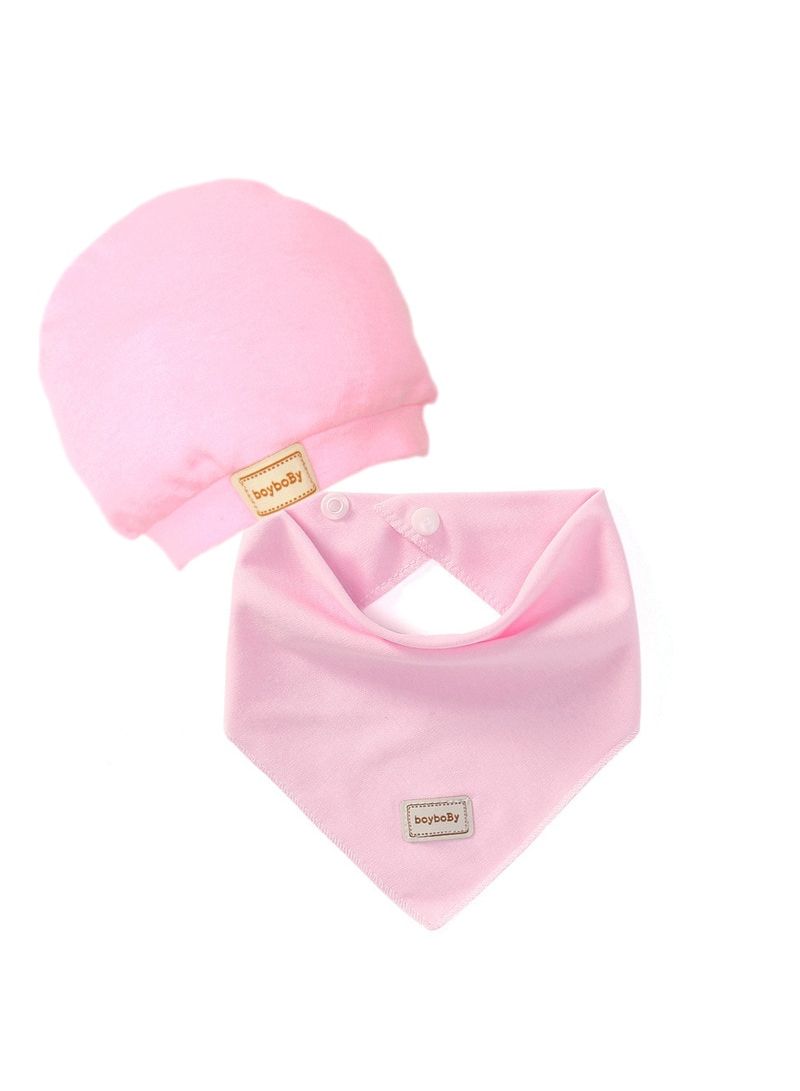 Baby's Beanie Bib Set  - Image 1