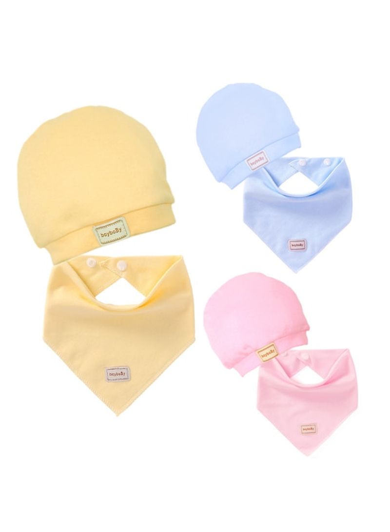 Baby's Beanie Bib Set  - Image 3
