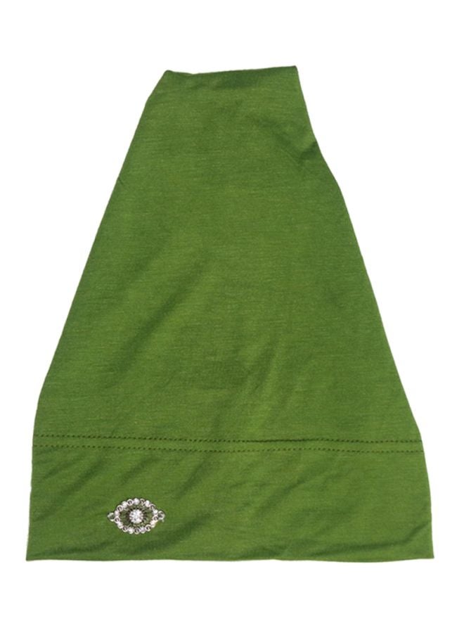 شاربدو حجاب داخلي بتصميم أنبوبي اللون الأخضر العسكري - Image 1