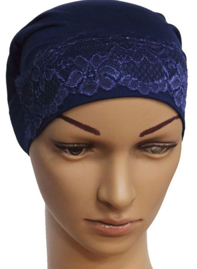 Sharpdo Inner Tube Hijab Navy Blue - Image 2