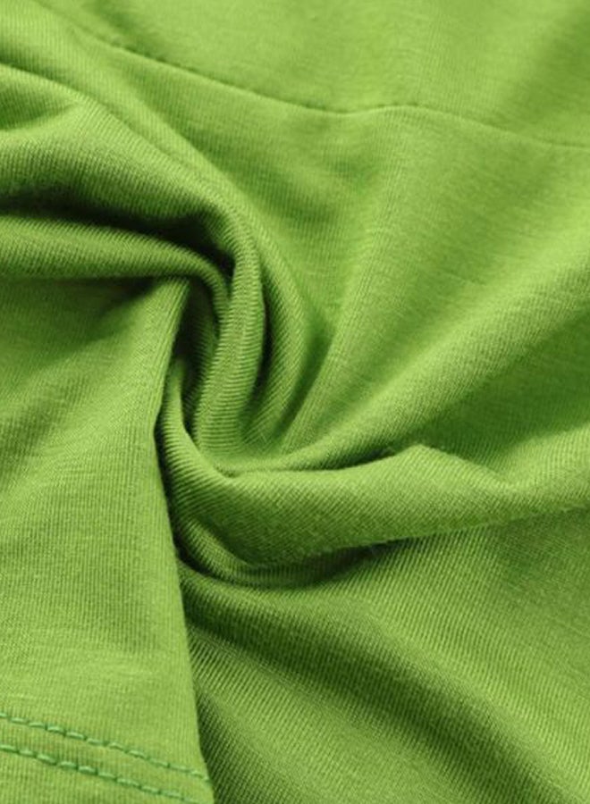 شاربدو حجاب بتصميم مغلق عند منطقة الذقن اللون الأخضر العسكري - Image 3