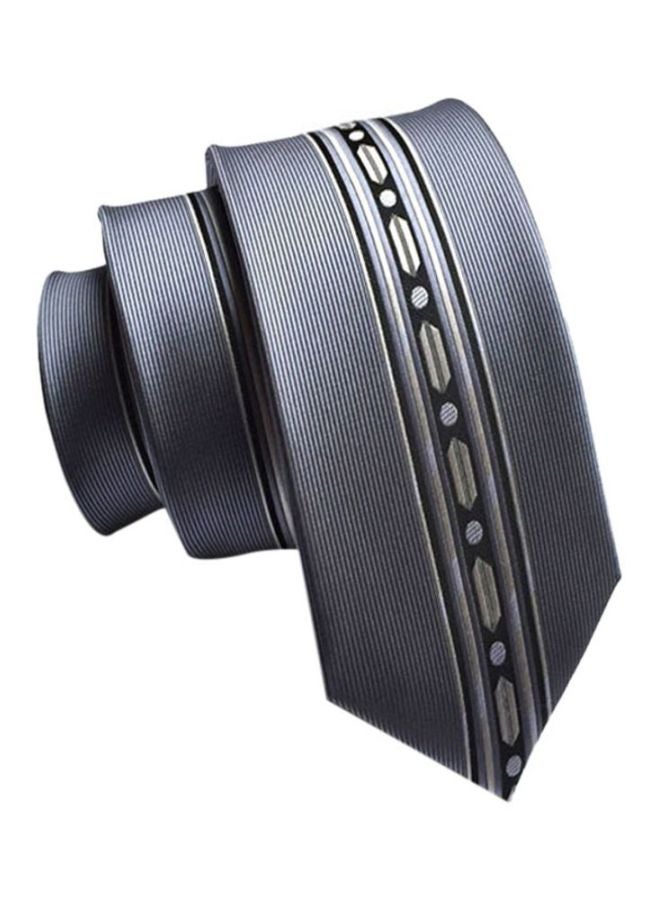 Polyester Necktie Grey/Black/Beige