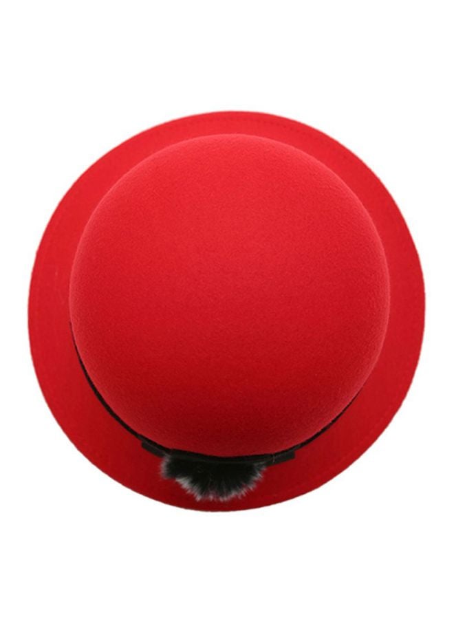 شاربدو قبعة أنيقة أحمر وأسود - Image 4