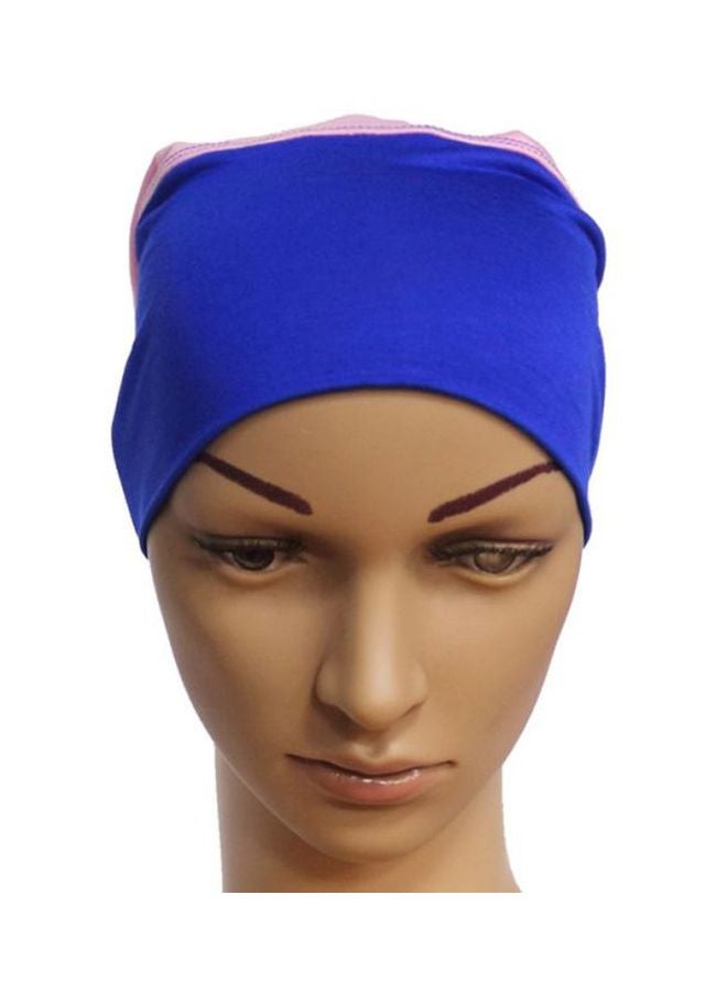 شاربدو حجاب داخلي بتصميم أنبوبي أزرق/ وردي - Image 2