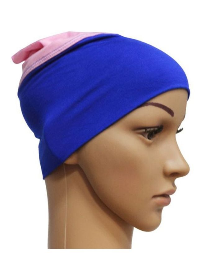 شاربدو حجاب داخلي بتصميم أنبوبي أزرق/ وردي - Image 3