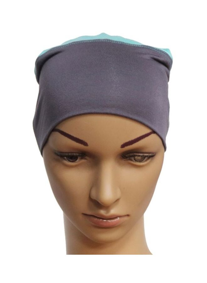 شاربدو حجاب داخلي بتصميم أنبوبي رمادي/أزرق - Image 1