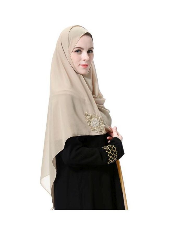 شاربدو حجاب كاجوال من الشيفون جملي - Image 4