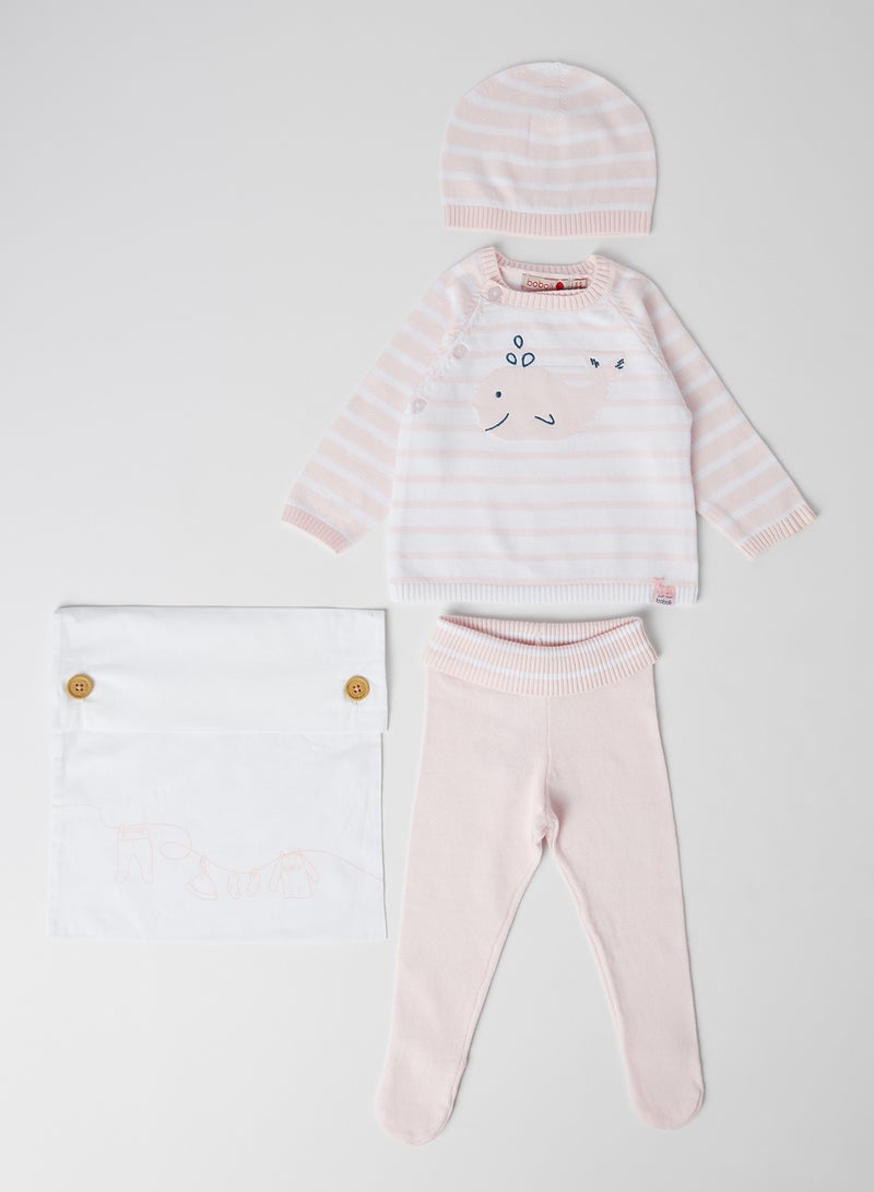 Boboli - Baby Printed Clothing Set Rose - Image 1