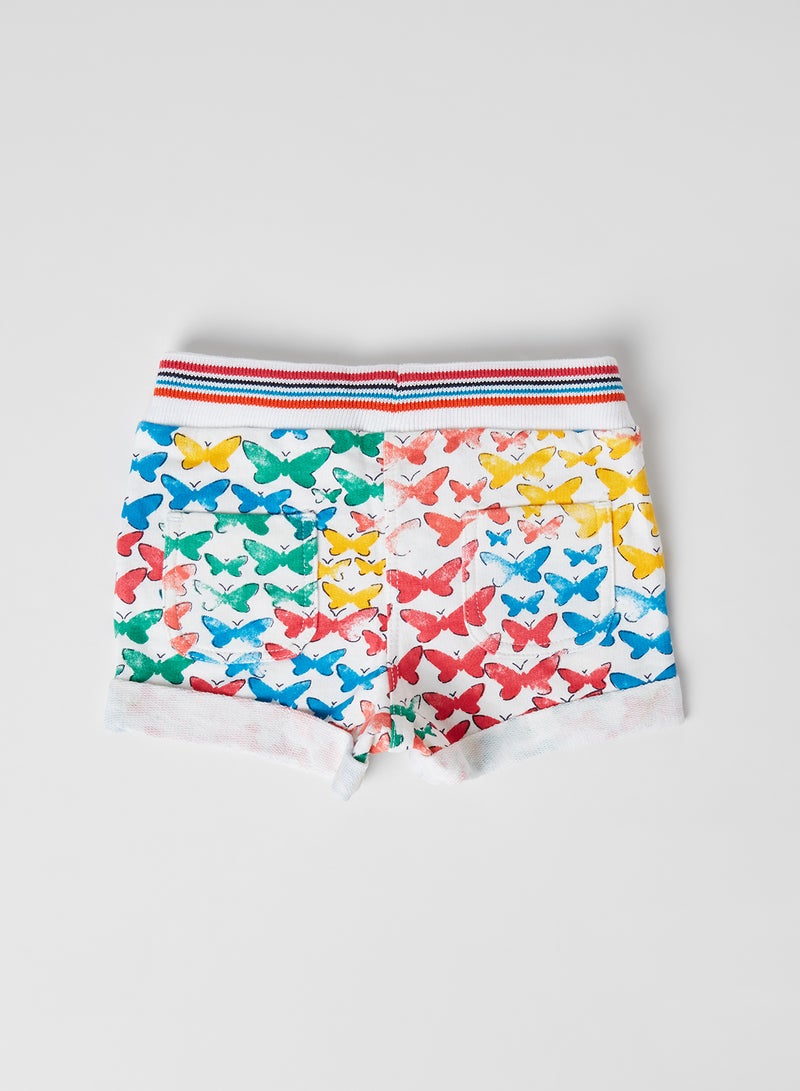 Baby All-Over Butterfly Print Shorts print - v1608981420/N41768371V_2