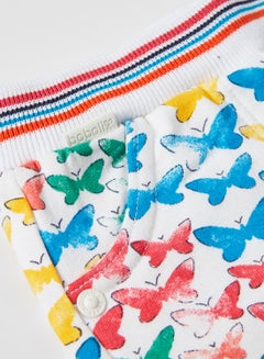 Boboli Baby All-Over Butterfly Print Shorts print  - Image 3