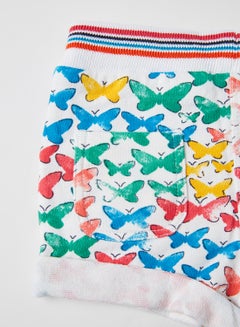 Boboli Baby All-Over Butterfly Print Shorts print  - Image 4