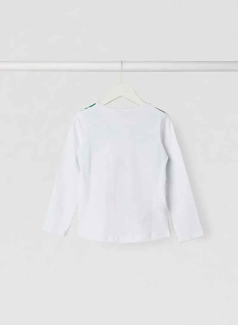Boboli Baby Graphic T-Shirt White