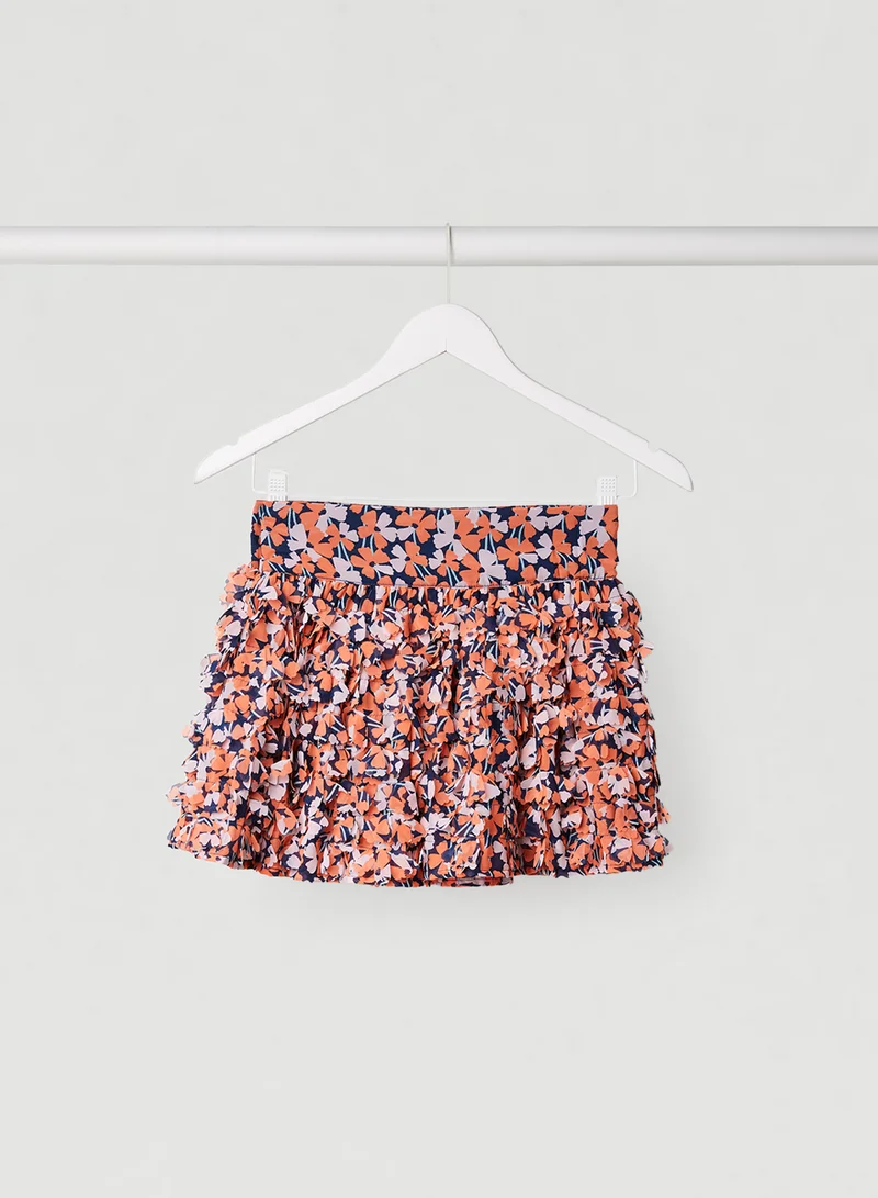 Boboli Kids Floral Skirt