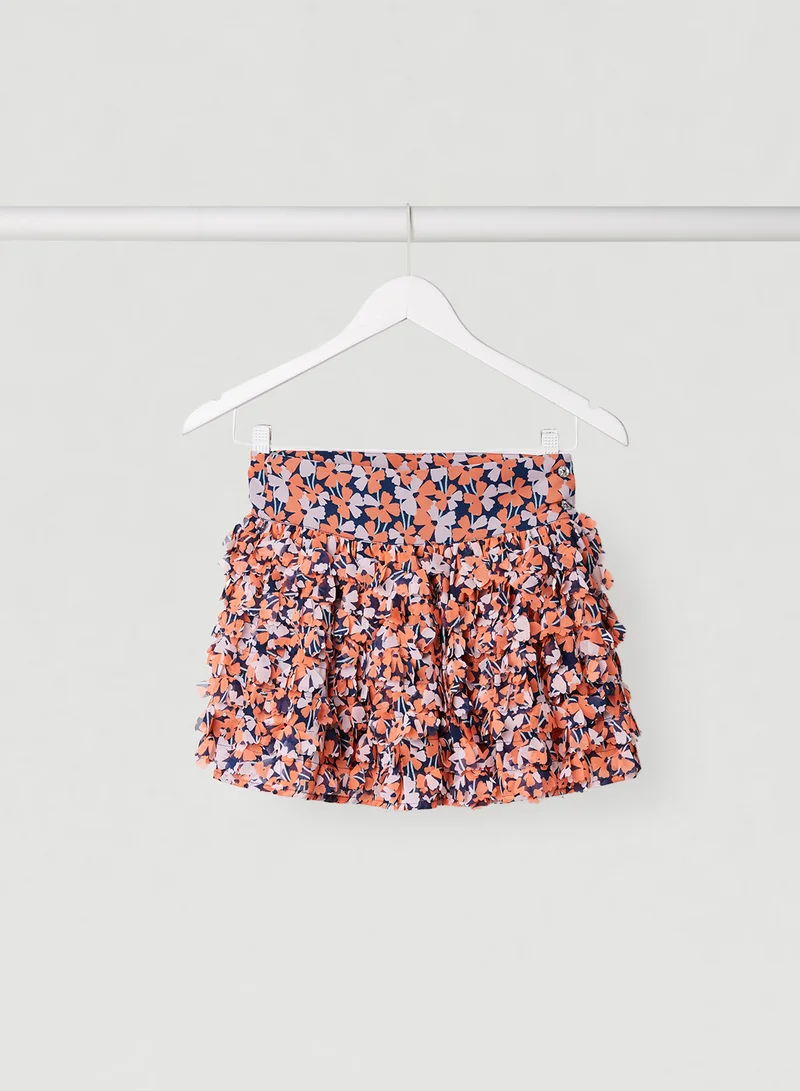 Boboli Kids Floral Skirt