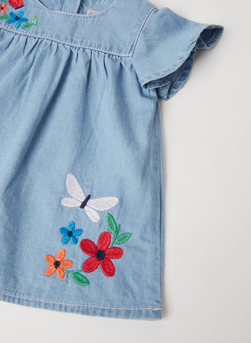 Boboli - Baby Printed Dress bleach - Image 1