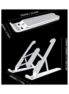 Generic Foldable Laptop Stand Black/Grey  - Image 2