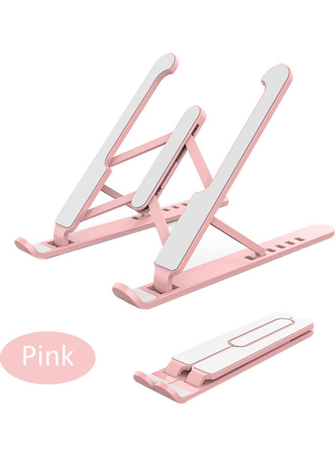 Foldable Laptop Stand Pink/White  - Image 2