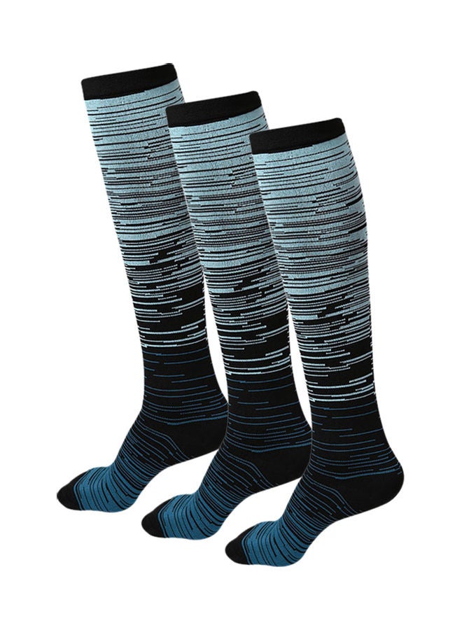 Generic Pair Of 3 Cycling Stockings Socks S 