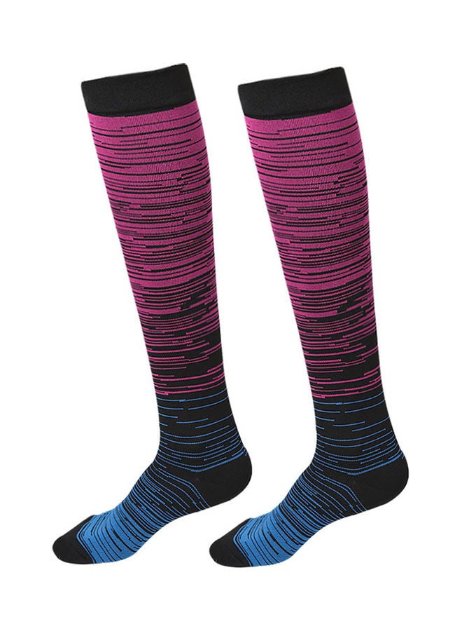 Generic Pair Of Cycling Stockings Socks L  - Image 1