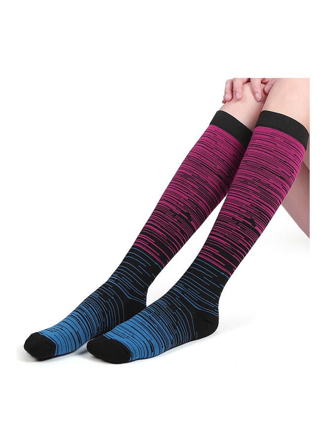 Generic Pair Of Cycling Stockings Socks L  - Image 3
