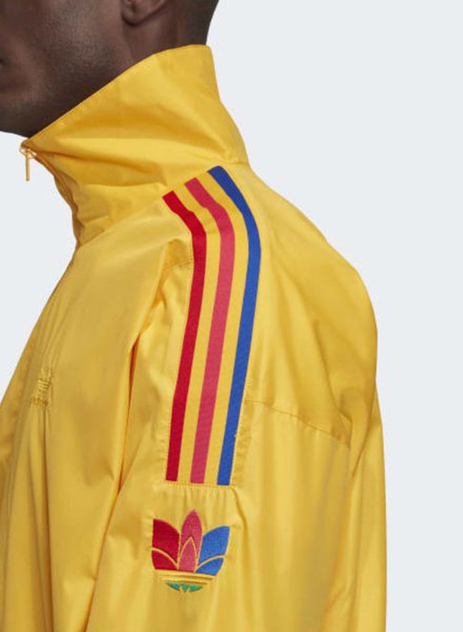 adidas Originals - 3D Adicolor 3-Stripes Track Jacket Yellow/Red/Blue - Image 1
