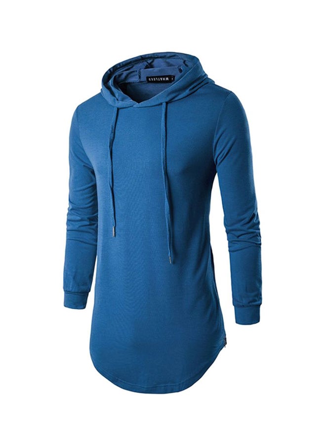 شاربدو هودي بأكمام طويلة أزرق - Image 1