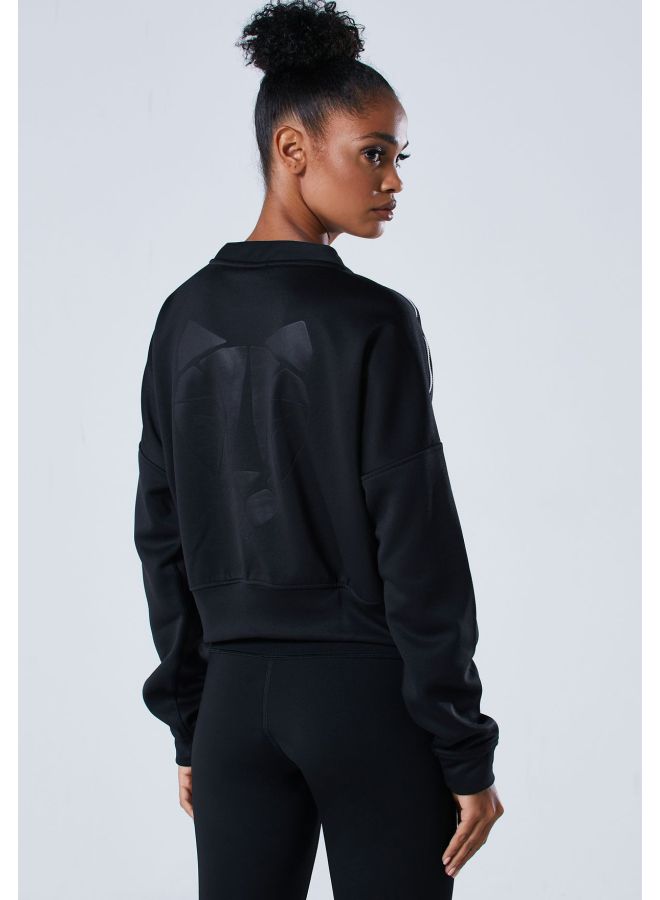 PUMA - Train Brave Zip Crew Sweatshirt Puma Black - Image 1
