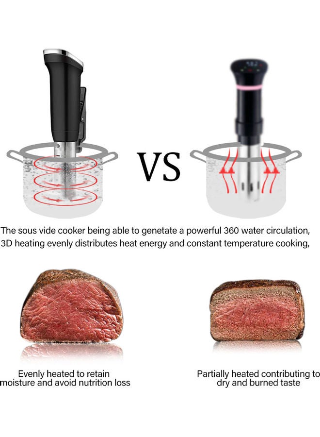 بيولوميكس - جهاز طهي الطعام بالتسخين الهوائي Sous Vide مقاوم للماء متعدد الألوان 45.00 x 13.00 x 21.00سم - Image 1