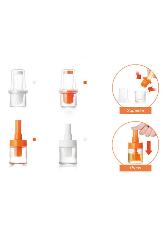 Oil Dispenser Bottle Silicone Oil Brush white 6.90 x 6.90 x 0.142cm  - Image 4