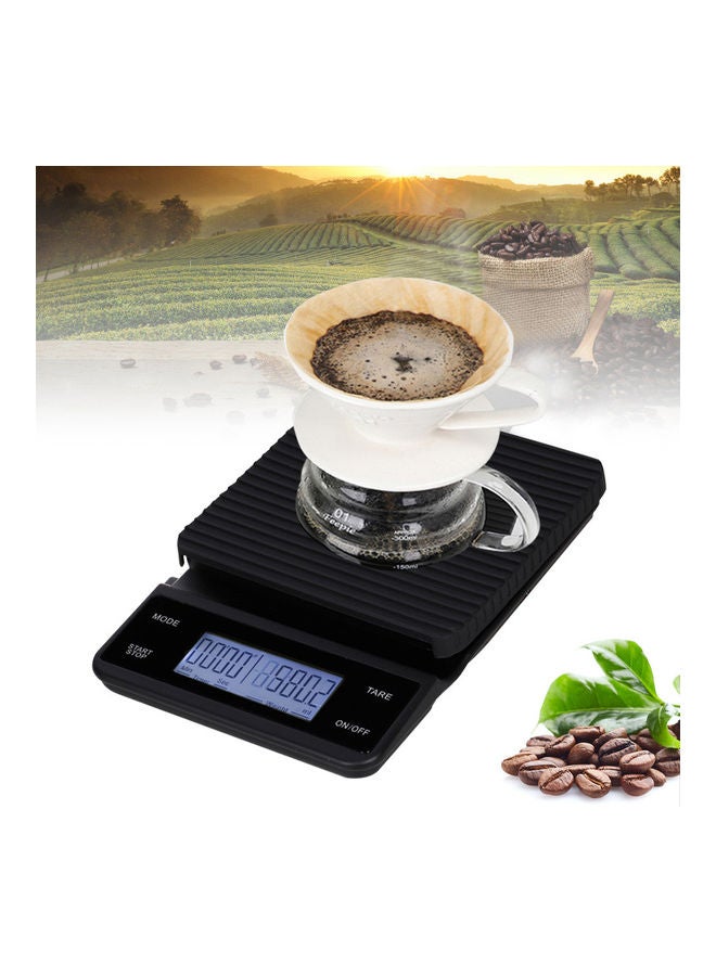 ميزان رقمي للمطبخ للطعام والقهوة مع مؤقت أسود N50858721A, N43500014A, N40860078A, N21161607A, N22491752A, N28861868Aسم - Image 5