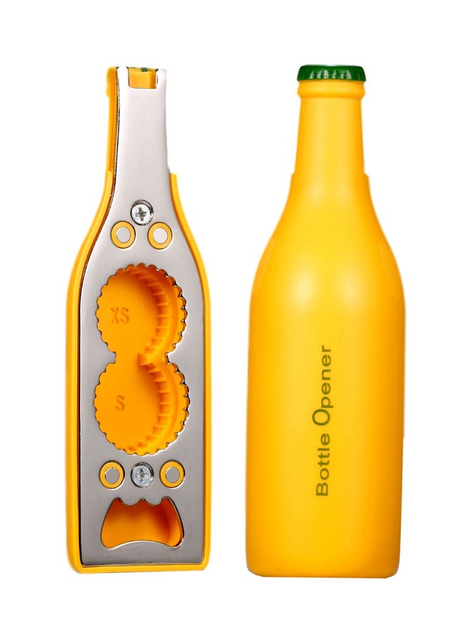 فتاحة زجاجات مغناطيسية متعددة الوظائف أصفر 4.00 x 13.50 x 0.116سم - Image 3