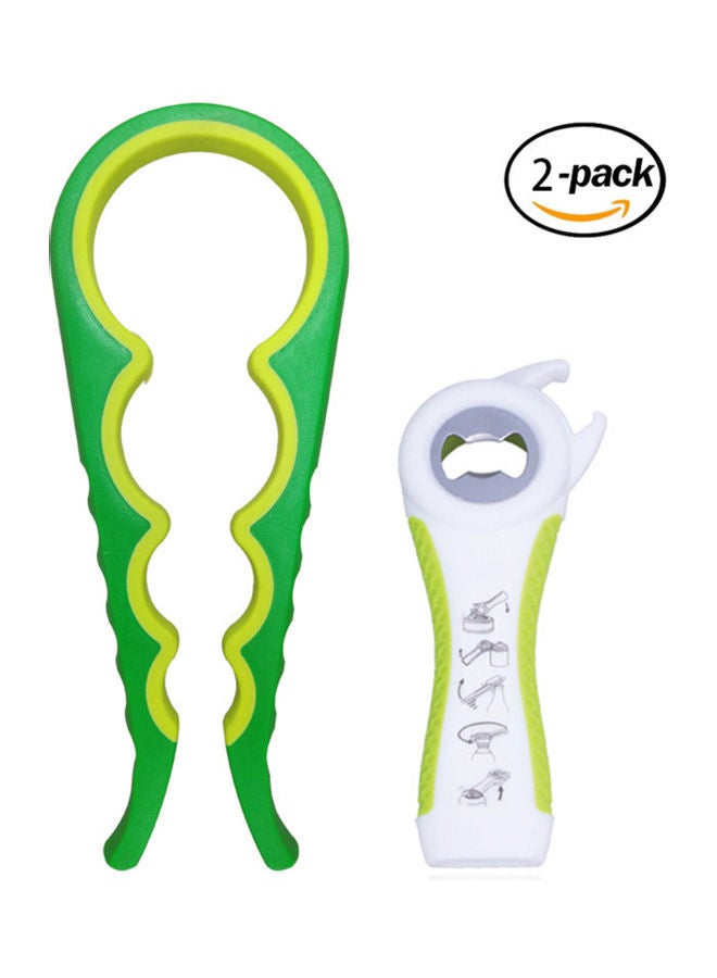 2 Pack Bottle Opener Multicolour 3.00 x 9.00 x 0.21cm  - Image 1