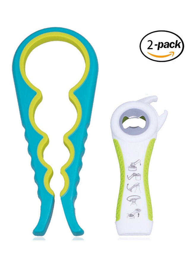 2-Pack Bottle Opener Multicolour 3.00 x 9.00 x 0.21cm 