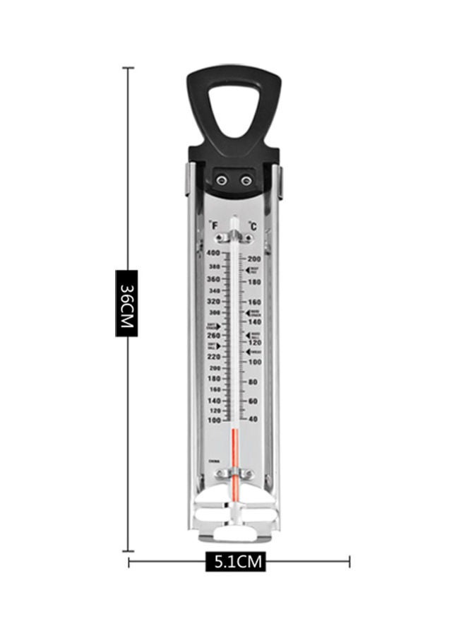 Kitchen Thermometer Silver/Black 36x5.1cm  - Image 5