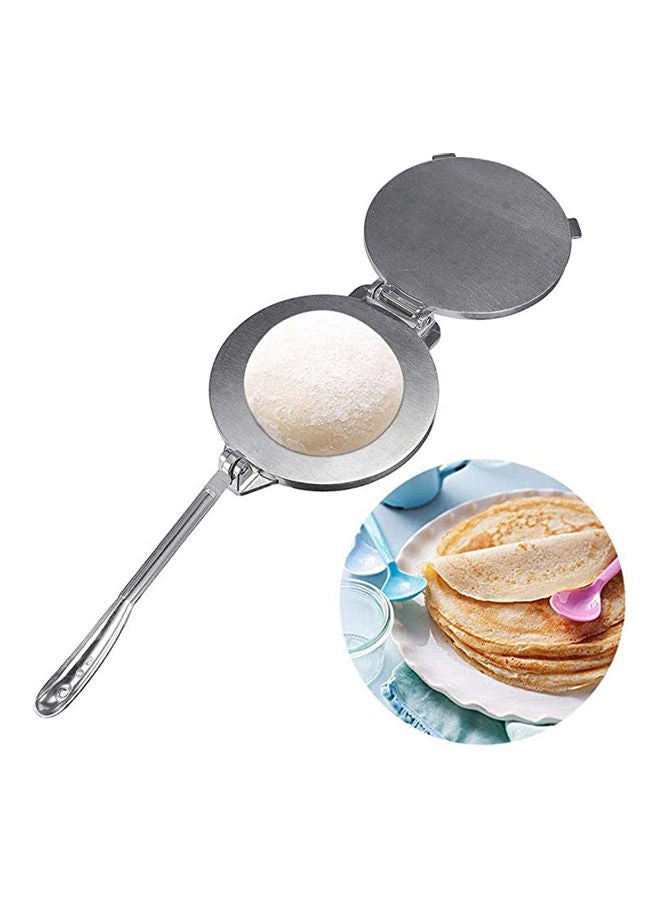 Aluminium Tortilla Press Silver 8inch  - Image 5