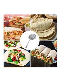 Generic Aluminium Tortilla Press Silver 6.5inch  - Image 5