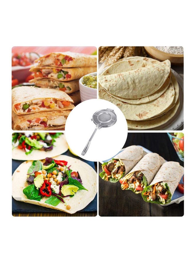 Aluminium Tortilla Press Silver 6.5inch  - Image 5