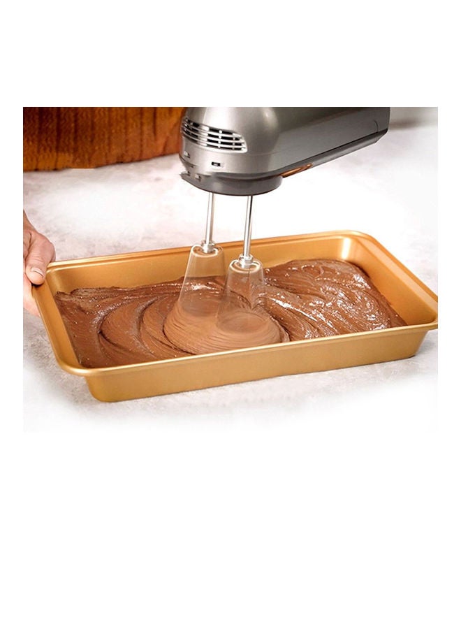 Generic - Dividers Non-Stick Divided Brownie Pan Orange 32 x 5.3 x 20.7cm - Image 1