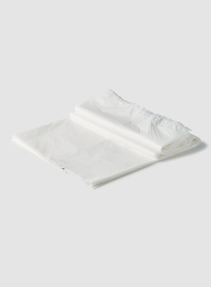 Noon Care Garbage Bag, 30 Sheets Per Pack, White Extra Small, 10 Gallons - Image 3