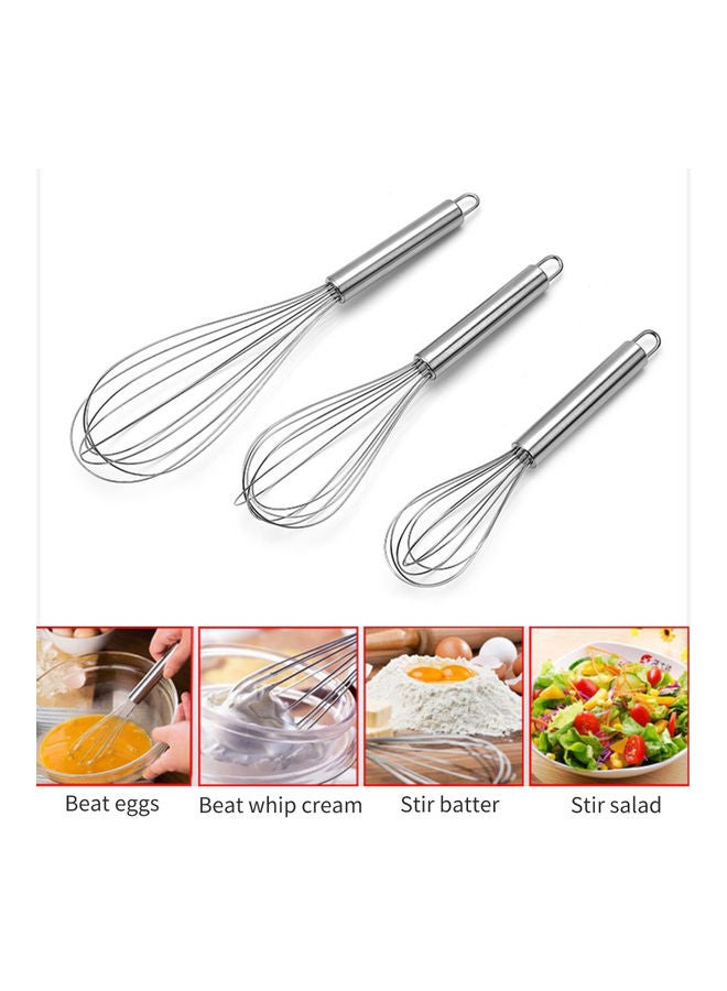 Manual Egg Beater Silver 12inch - Image 2