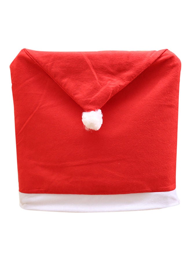 أغطية كراسي بتصميم الكريسماس مناسبة كديكور للطاولة أحمر/ أبيض 60x1x50سم - Image 5