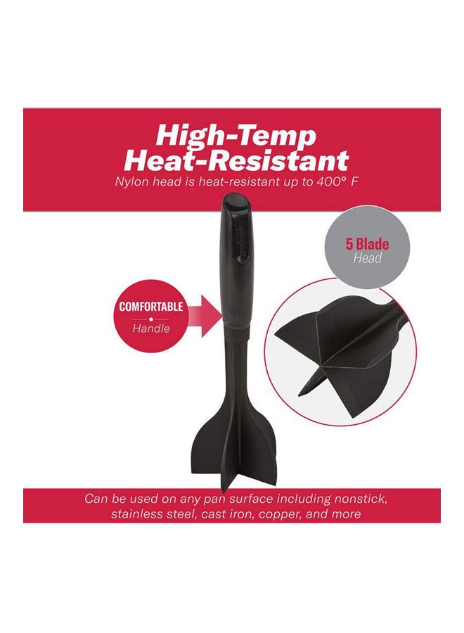 قطاعة لحوم الهامبرجر مزودة بعدد 5 شفرات أسود 6.00 x 6.00 x 0.095سم - Image 4