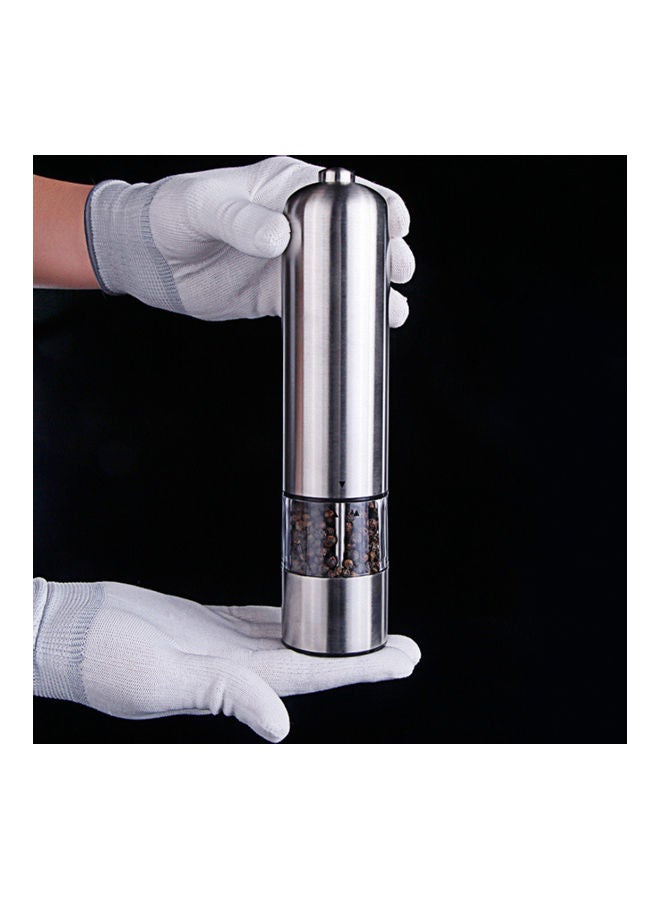 مطحنة توابل مصنوعة من الستانلس ستيل فضي / شفاف 5x5x0.33سم - Image 3