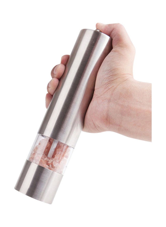 مطحنة توابل مصنوعة من الستانلس ستيل فضي / شفاف 5x5x0.33سم - Image 1