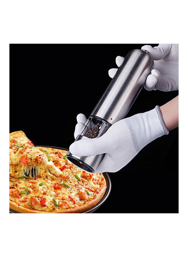 مطحنة توابل مصنوعة من الستانلس ستيل فضي / شفاف 5x5x0.33سم - Image 4