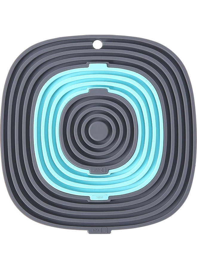 3-in-1 Heat Insulation Pads Blue/Grey 20.00 x 1.00 x 20.00cm 