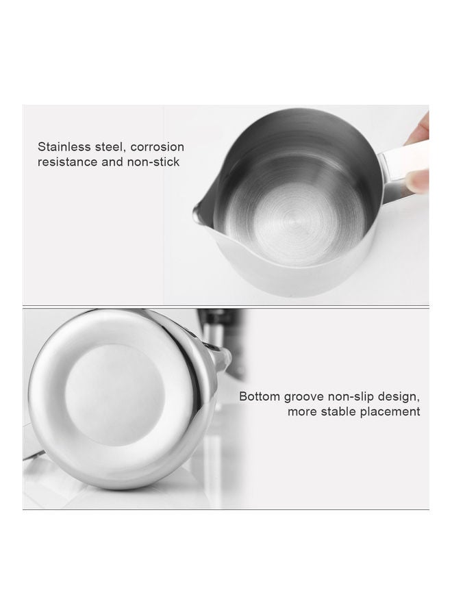 Generic - Espresso Steaming Pitcher Silver 13.30 x 11.00 x 11.50cm - Image 1