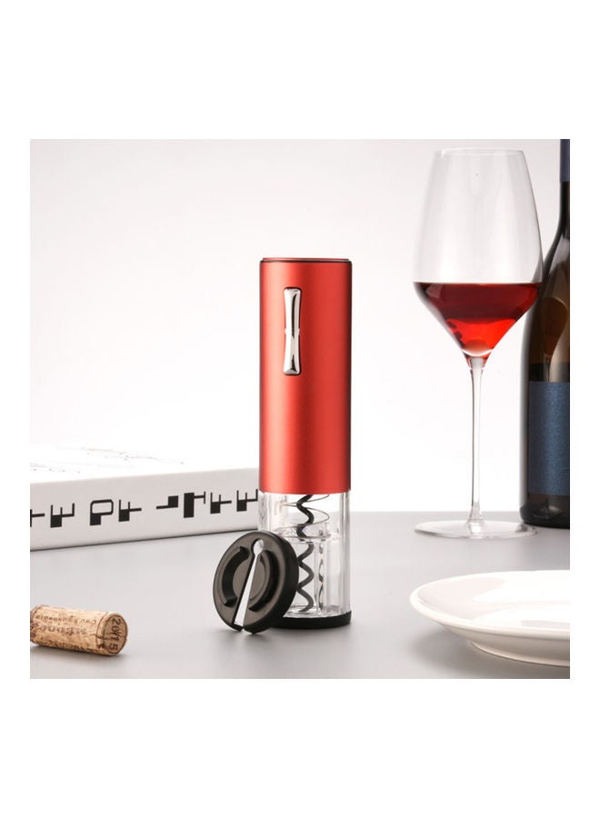 Electric Wine Bottle Opener Professional with LED Indicator Red  - Image 2