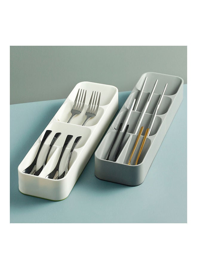 Forks Knives Spoons Storage Case Grey 39.60 x 5.50 x 11.00cm - Image 5