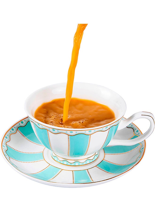 Sharpdo 2-Piece Cup And Saucer Set Green 12.5x6cm - Image 3